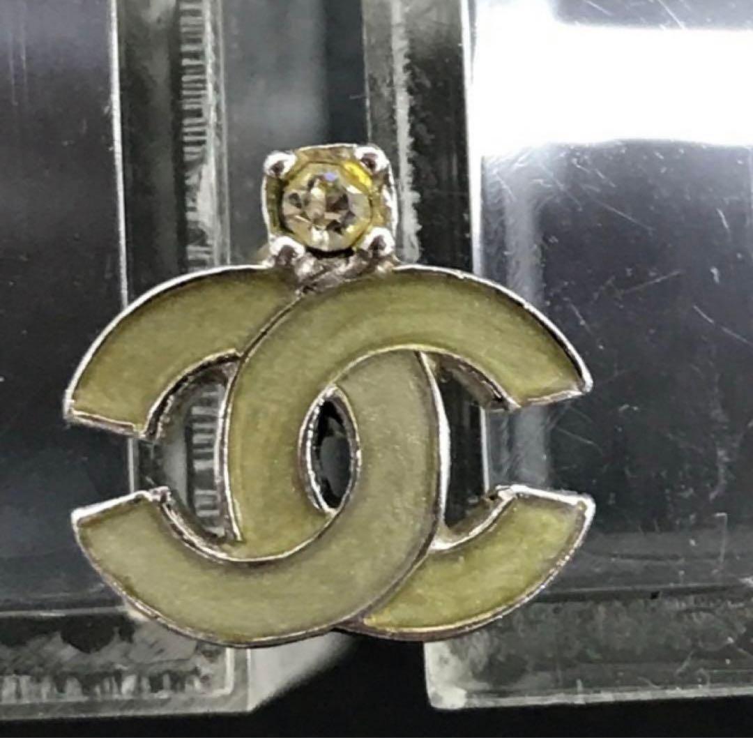 CHANEL ダブルCロゴ ピアス(片耳用)