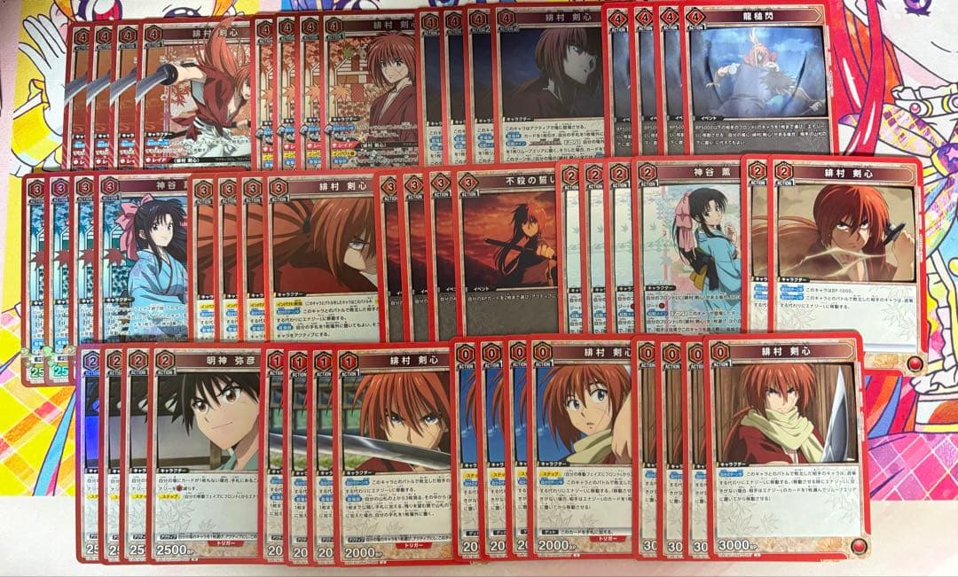 ユニオンアリーナ るろうに剣心 剣心・薫デッキ 調整パーツ付き