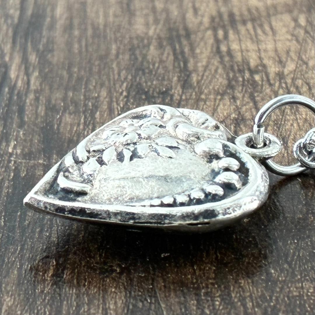 ●スウィートハートジュエリー勿忘草 花 シルバー ヴィンテージ ネックレスNAV