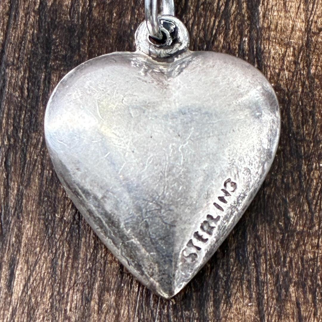 ●スウィートハートジュエリー勿忘草 花 シルバー ヴィンテージ ネックレスNAV