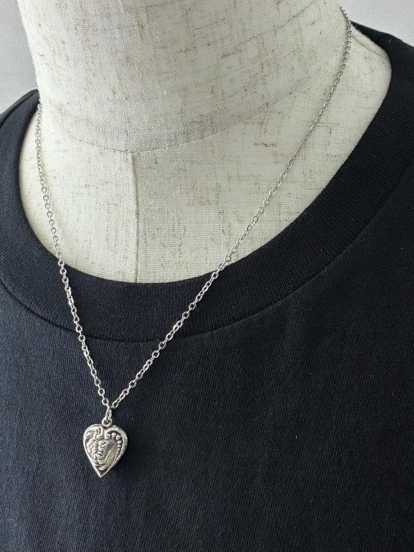 ●スウィートハートジュエリー勿忘草 花 シルバー ヴィンテージ ネックレスNAV