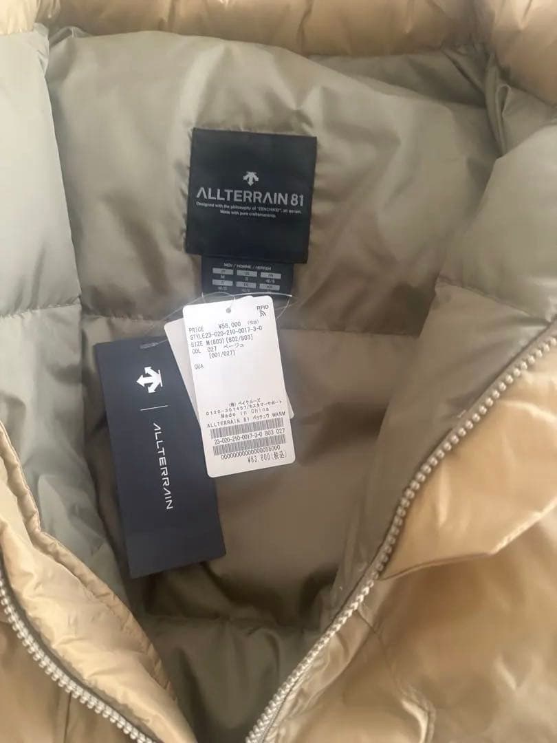未使用　DESCENTE ALLTERRAIN 81 別注 WARM COAT