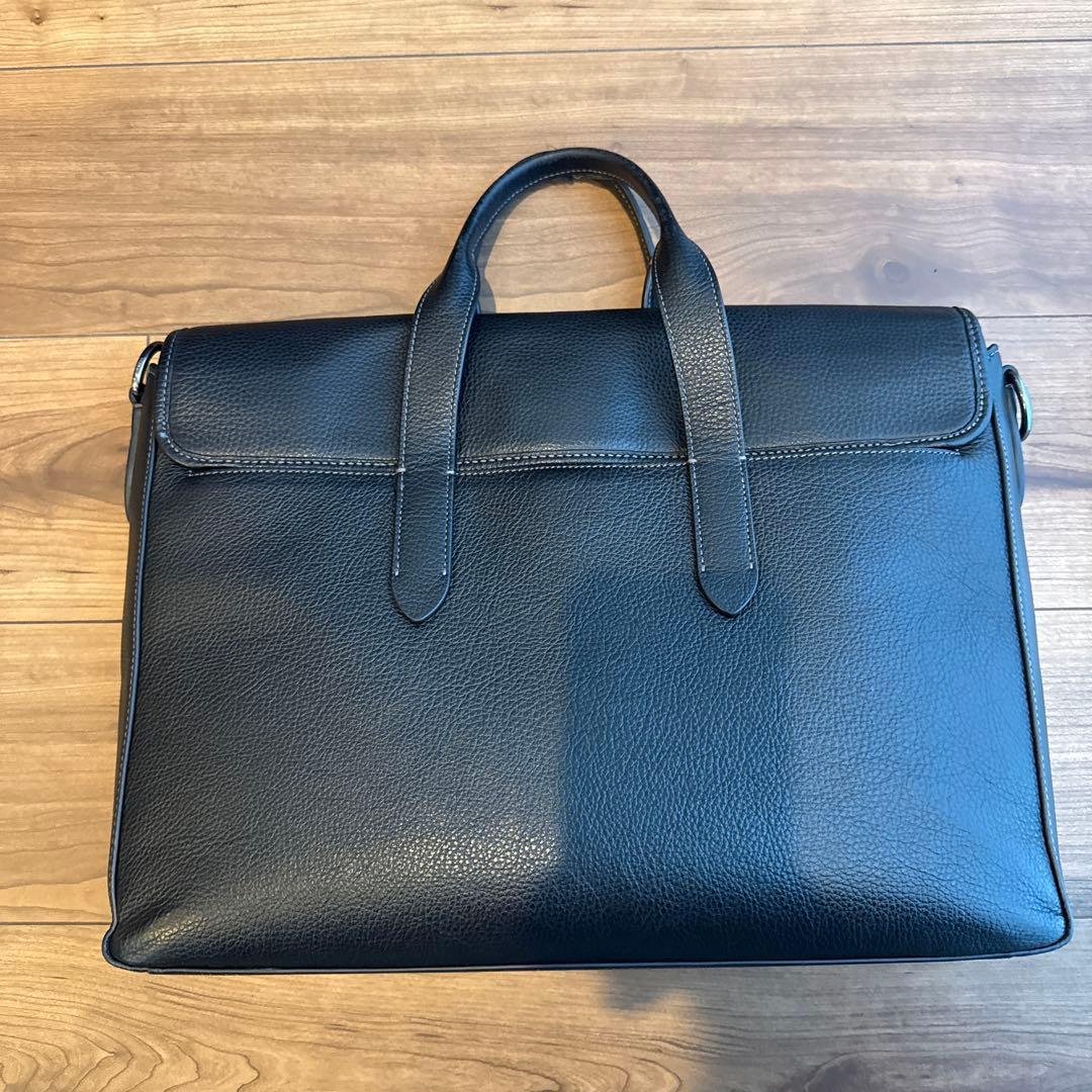 coach コーチ　レザー ビジネスバッグ 黒