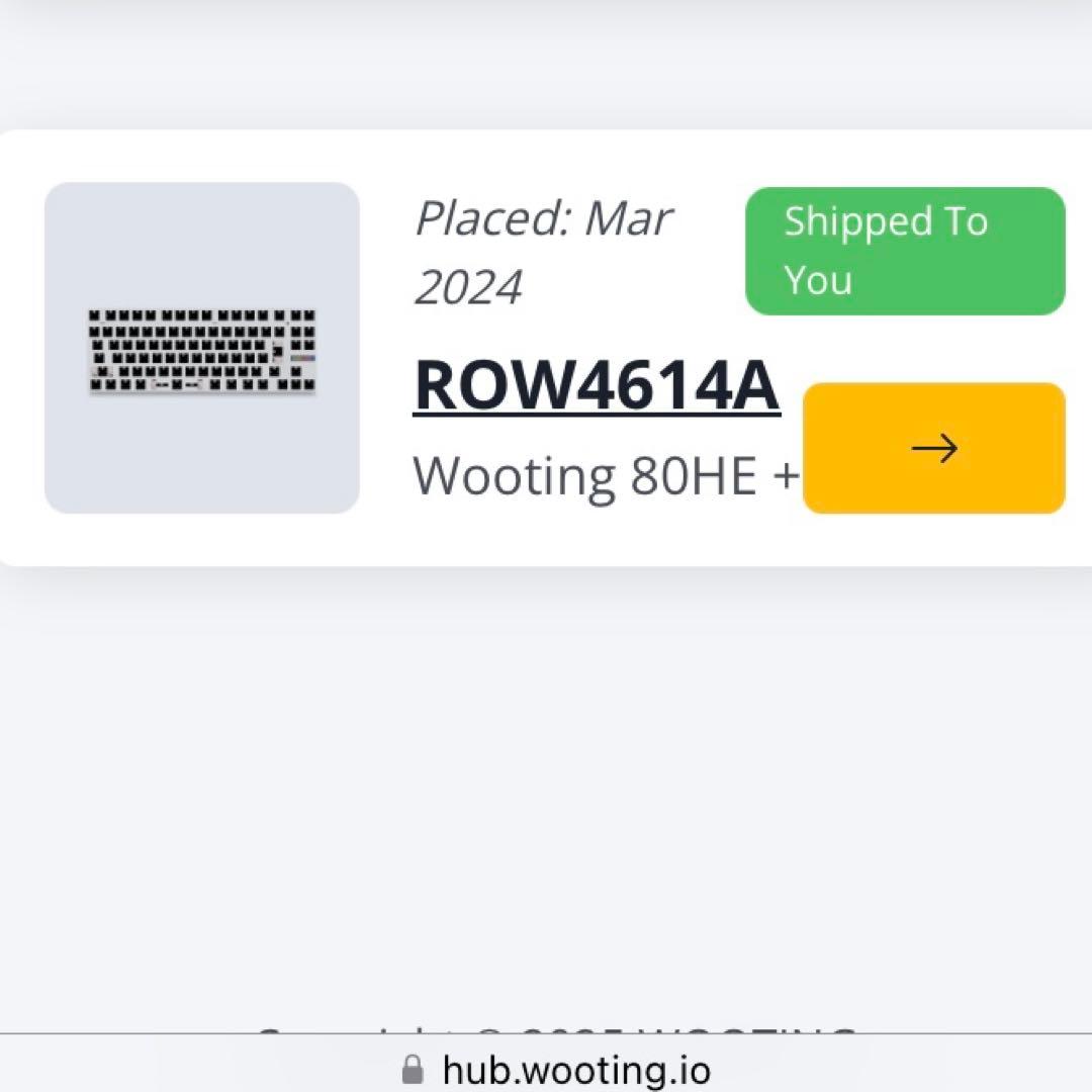 キーボード wooting 80HE