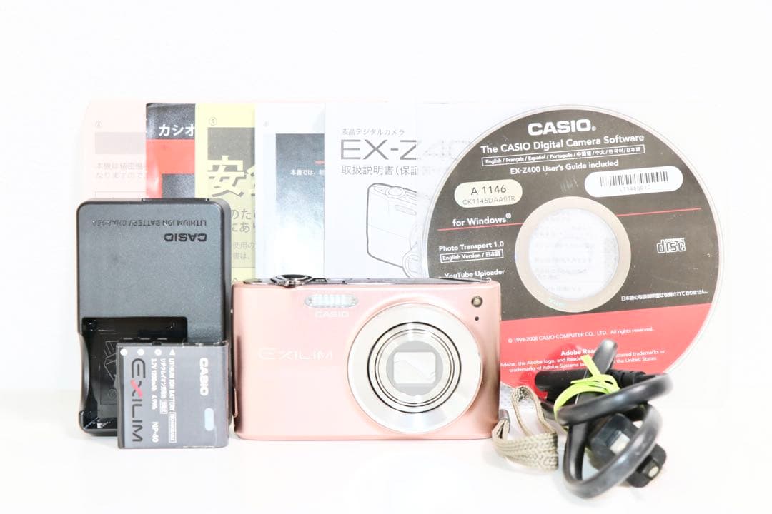 カシオ CASIO EXILIM EX-Z400 ピンク