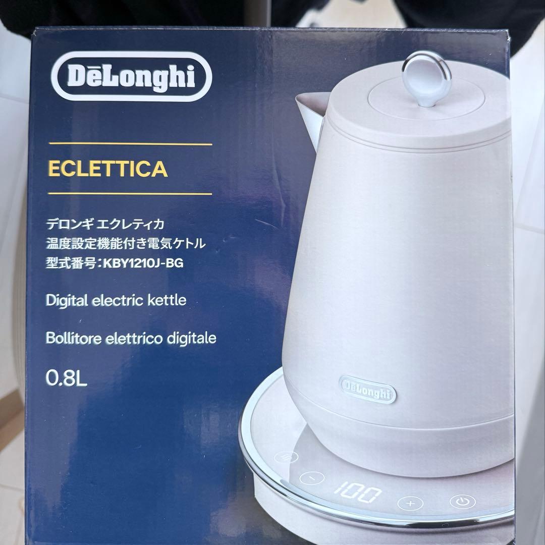 DeLonghi ECLETTA 電気ケトル KBY1210J-BG