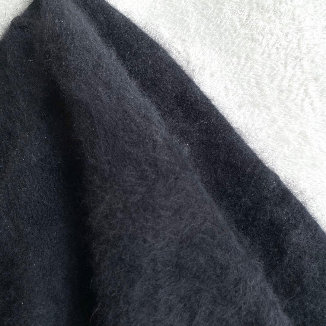 【美品✨】Deuxieme Classe ふわふわ　シャギーVネックニット　黒