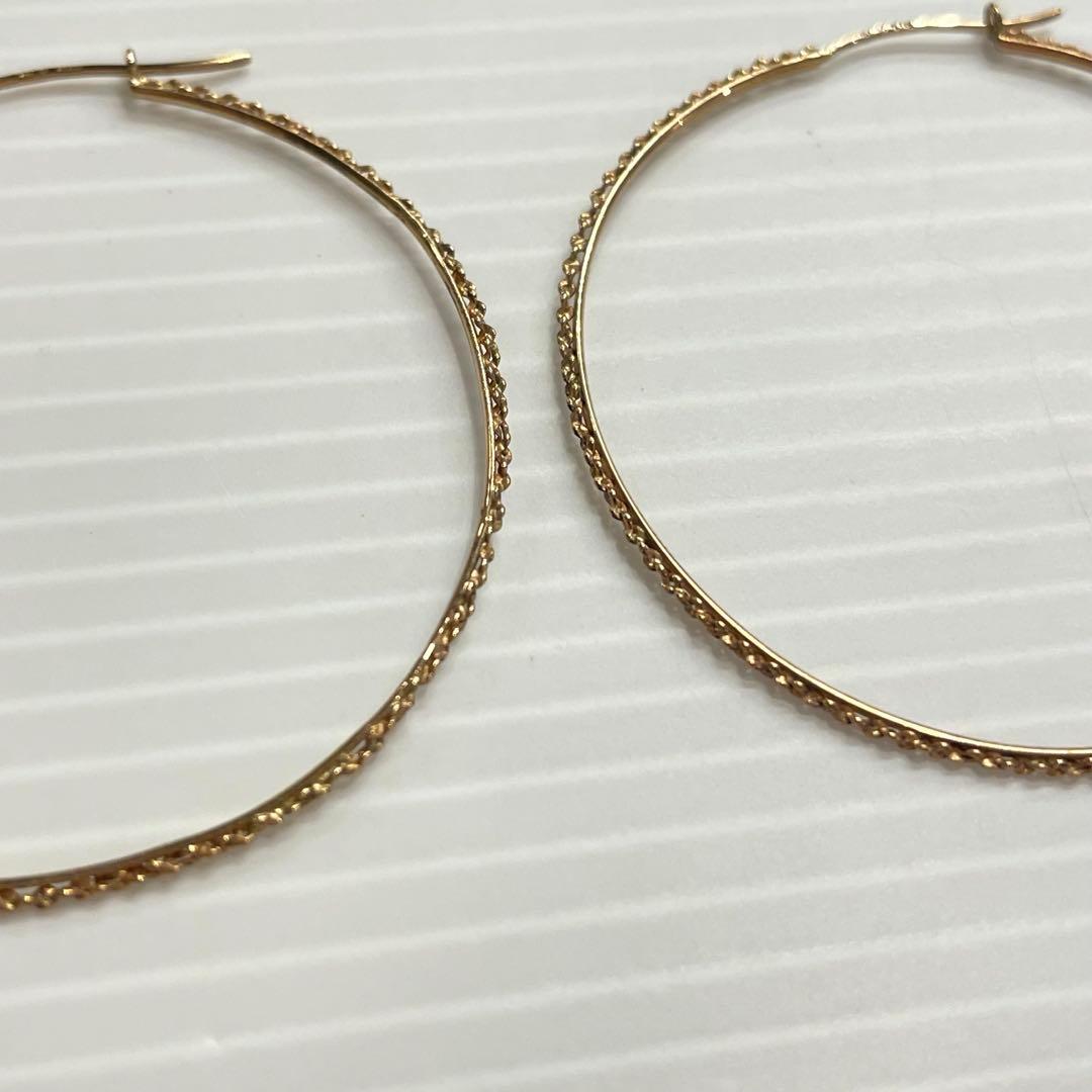 K10 両耳 フープピアス