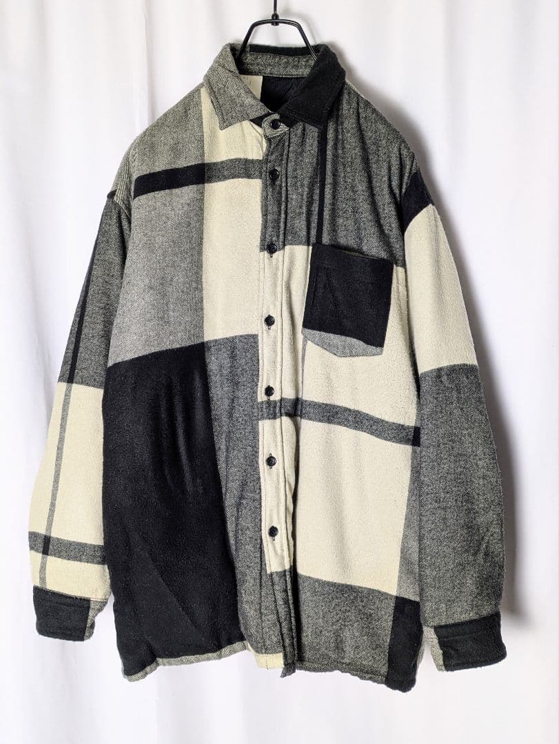新品未使用 N.HOOLYWOOD ビッグチェックオーバーサイズシャツジャケット