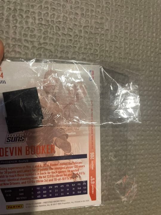 nbaカードデビンブッカーサイン入りカード（本物サイン）