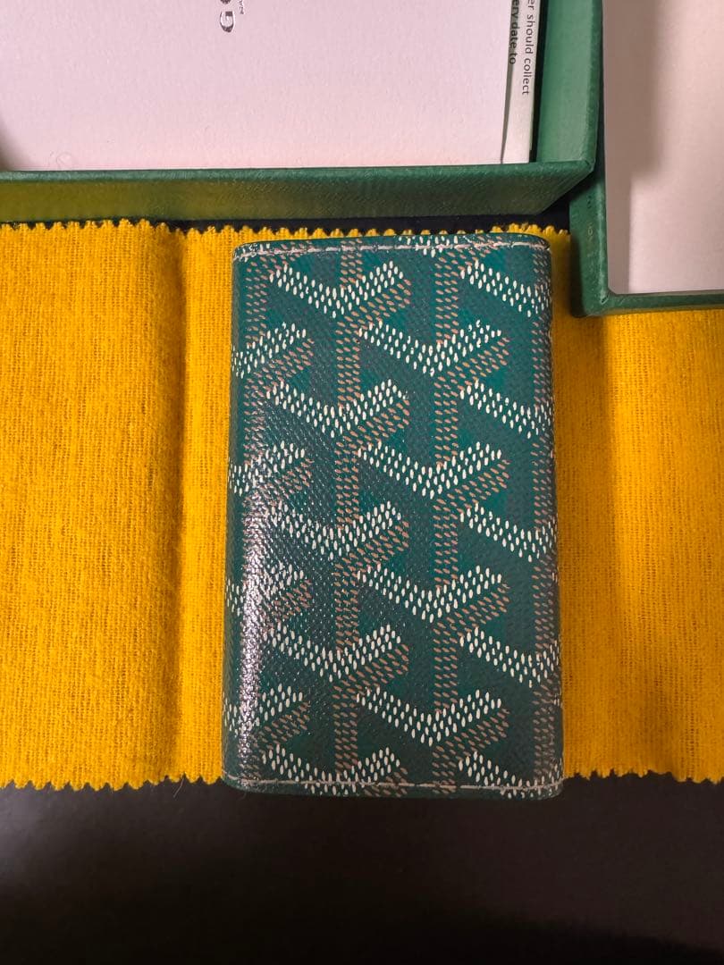 GOYARD ゴヤール キーケース Green 稀少色 美品 箱・証明書付