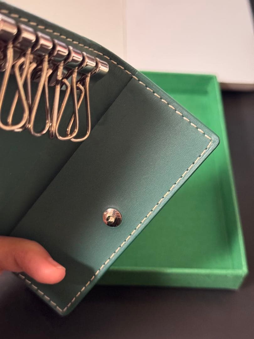 GOYARD ゴヤール キーケース Green 稀少色 美品 箱・証明書付