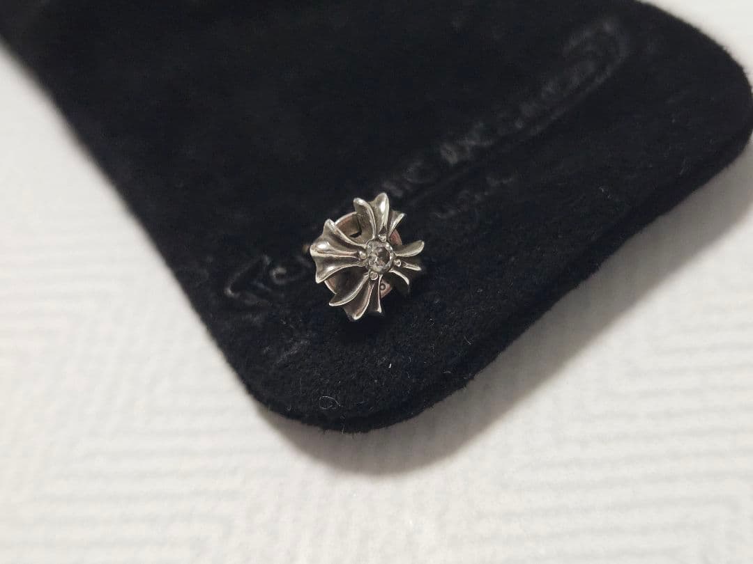 タ*マ様 クロムハーツ CHプラススタッドピアスwithダイヤモンド