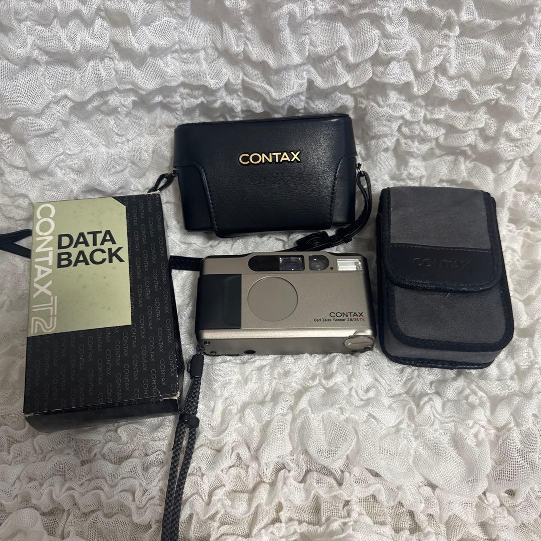 contax t2 フィルムカメラ DATABACKケース付き