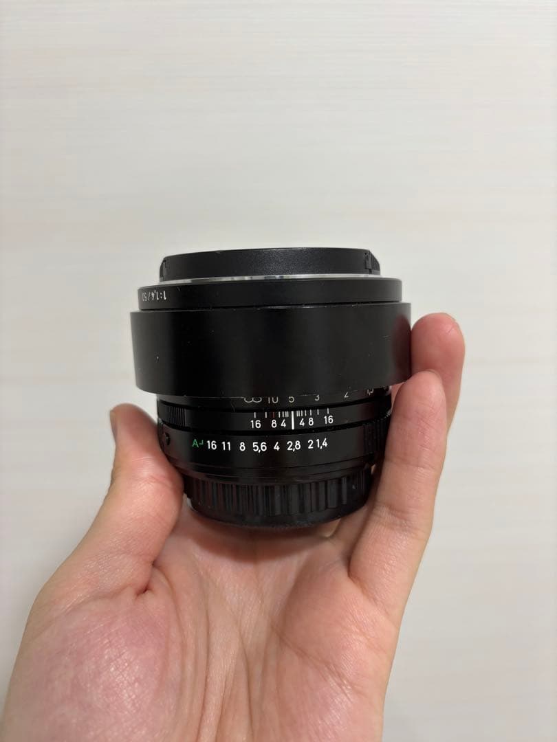 レンズ(単焦点) carl zeiss planar 50mm f1.4 zk