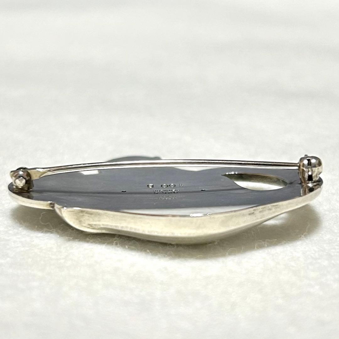   ジョージジェンセン　チューリップ ブローチ シルバー