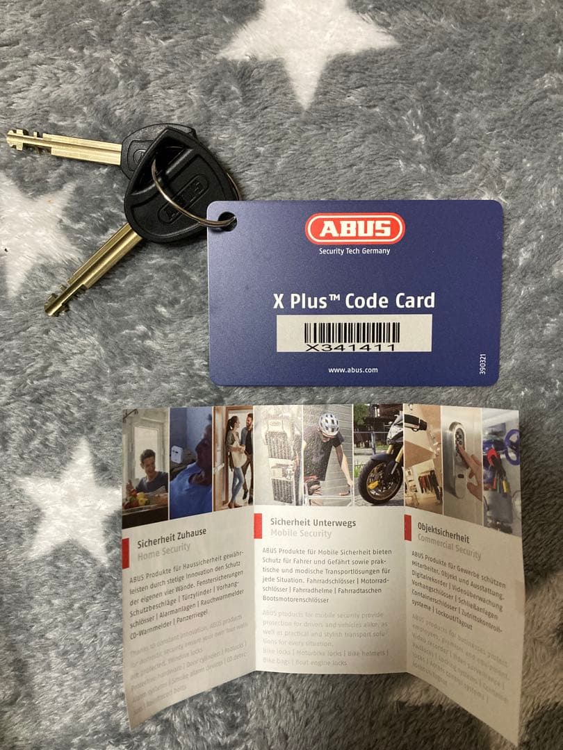 （新品）ABUS BORDO GRANIT X Plus 6500 自転車ロック