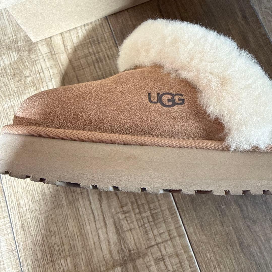 お値下げ中UGG アグ ディスケット 23cm チェスナット 厚底 サイズ6 箱