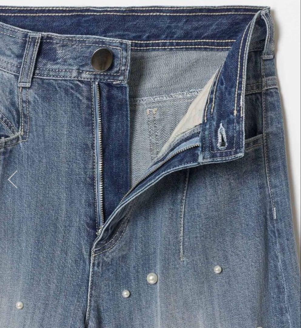 アルアバイル　ルルウィルビー パールデニム バギーパンツ 2