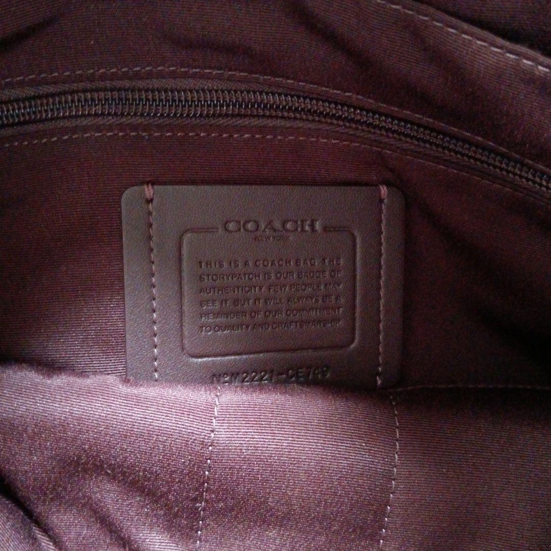 【美品】COACH ロゴ　ビジネストートバッグ F22222