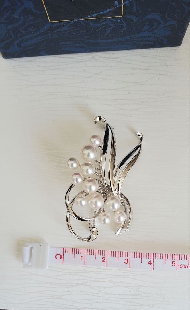 MIKIMOTO ミキモト　真珠　パール　ブローチ 11珠