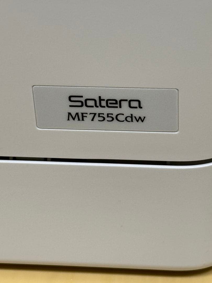 【美品】レーザープリンター 本体 付属品　MF755cdw 新品トナー装着済