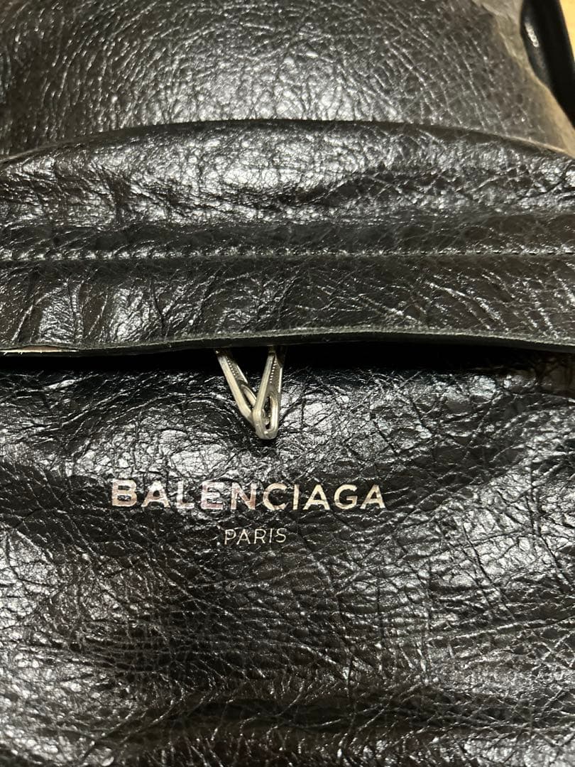 BALENCIAGA リュック レザー 黒