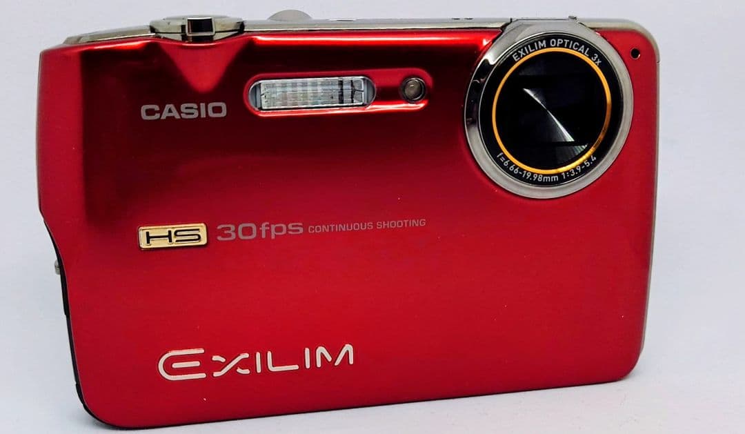 CASIO EXILIM HS EX-FS10 レッド ハイスピード撮影対応