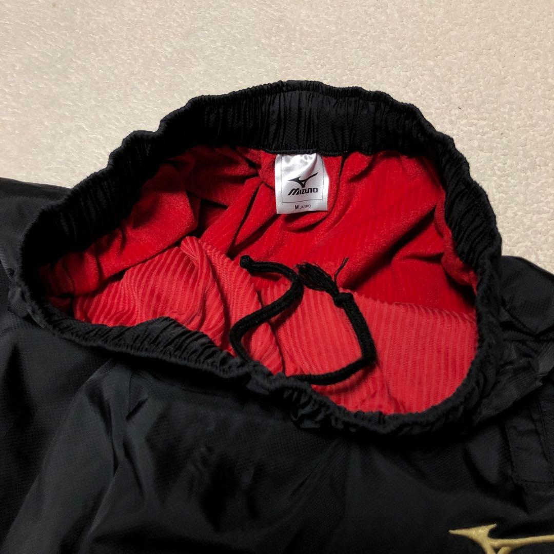 良品　MIZUNO ミズノ　ブレスサーモ　ウインドブレーカー上下　ブラック　M