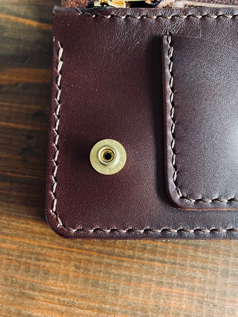 【BULGARO】TL01-64ロングトラッカーウォレット真鍮チェーン付き