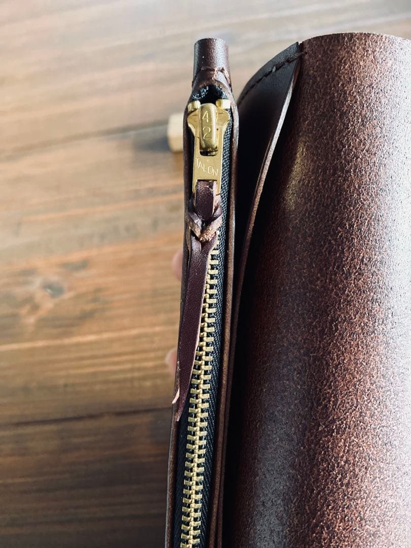 【BULGARO】TL01-64ロングトラッカーウォレット真鍮チェーン付き