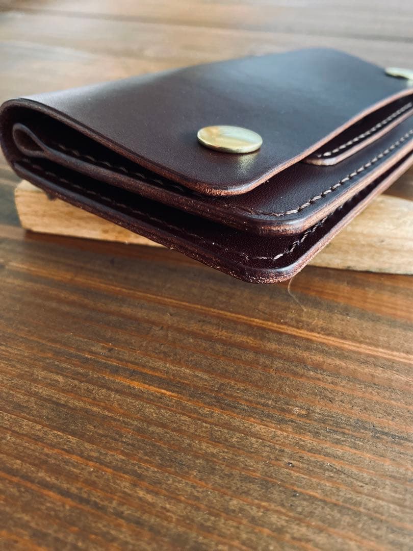 【BULGARO】TL01-64ロングトラッカーウォレット真鍮チェーン付き