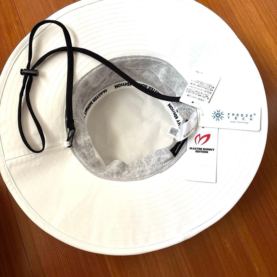 〈新品タグ付き〉 氷撃ツバ広ハット　フリーサイズ