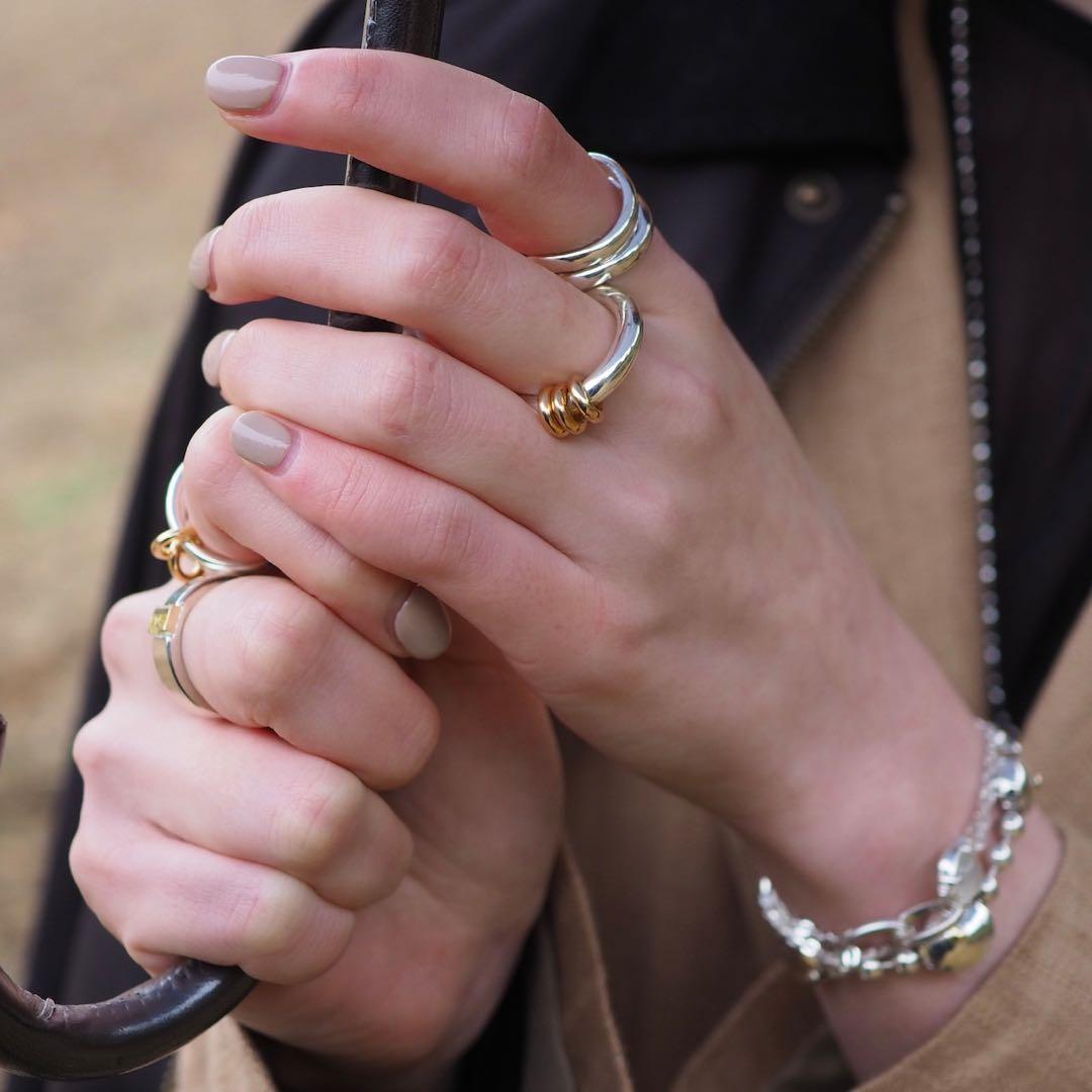 M*♡様 【nanagu】silver925 three pieces ring