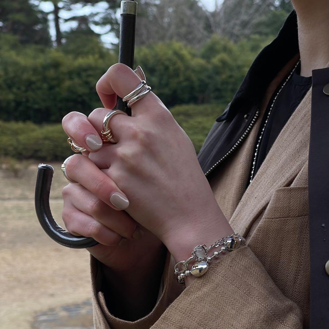 M*♡様 【nanagu】silver925 three pieces ring