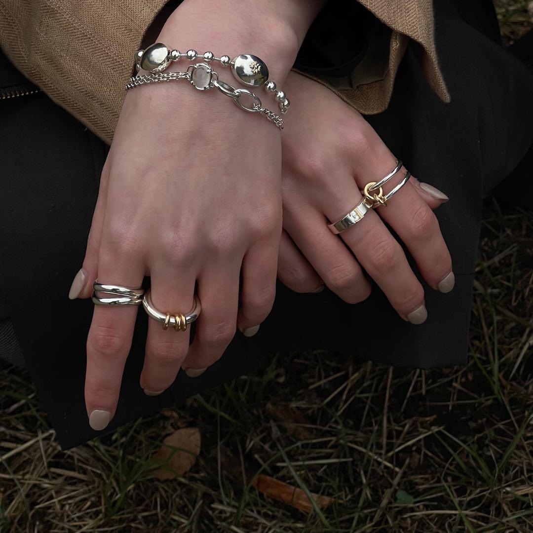 M*♡様 【nanagu】silver925 three pieces ring