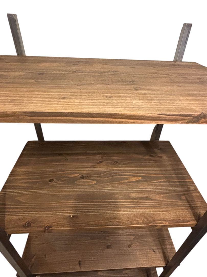 アイアンシェルフ　４段　植物棚　什器　収納棚　オーダーメイド