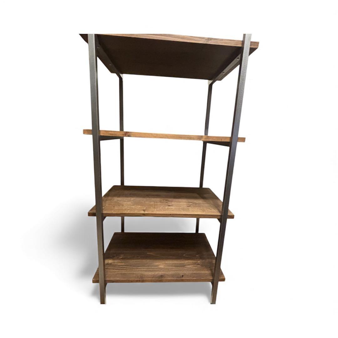 アイアンシェルフ　４段　植物棚　什器　収納棚　オーダーメイド