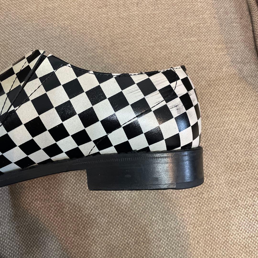 【JUNYA WATANABE】10SS チェック柄シューズ M（24.5㎝）