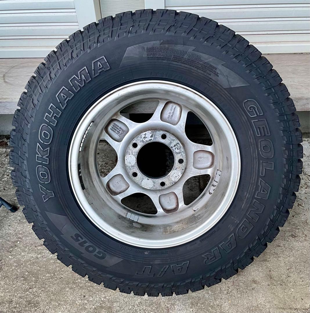 5本 ブラッドレーV ヨコハマ ジオランダー G015 A/T 16ランクル