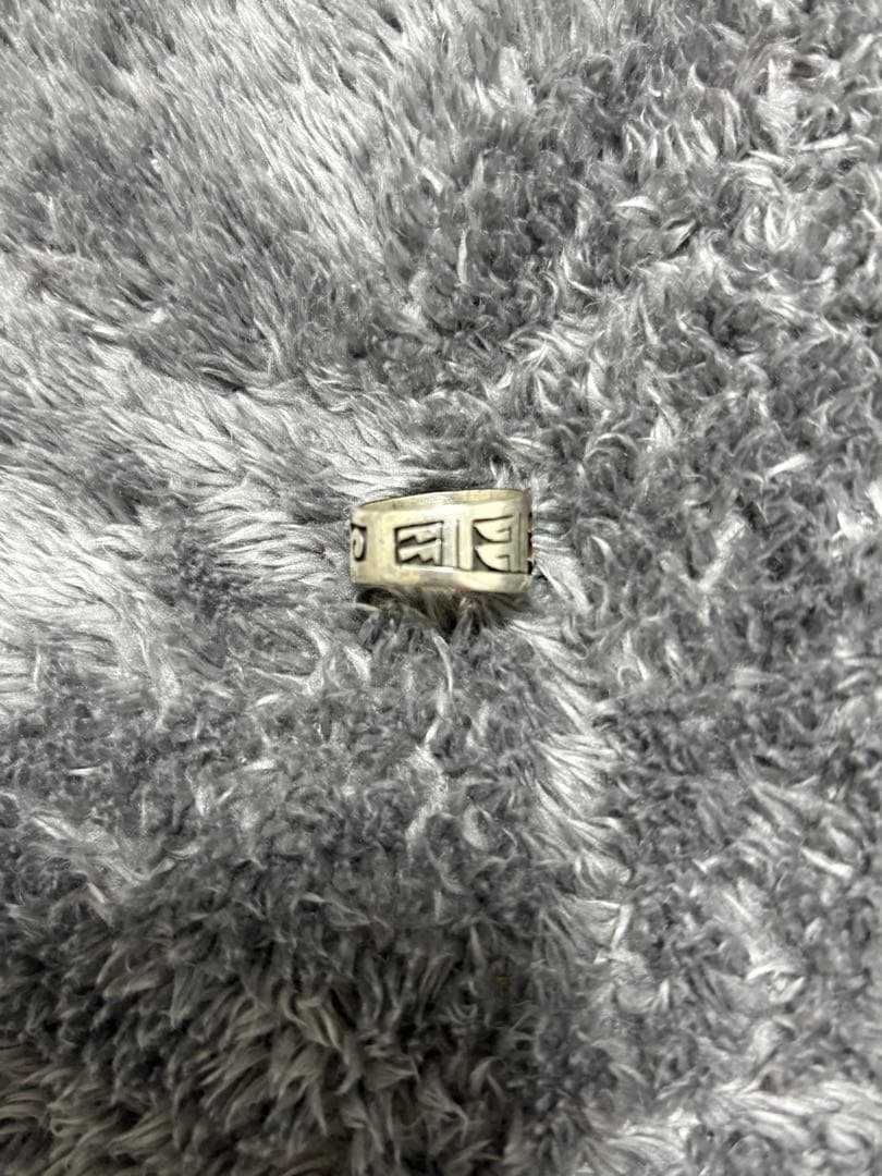 インディアンジュエリー　ポピ族　リング17号　　希少　アメカジ　シルバー925