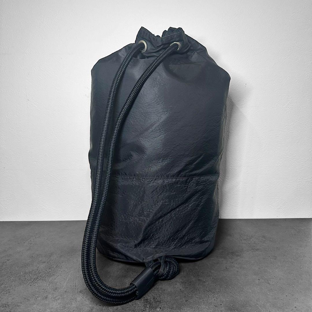 DOLCE&GABBANA ロゴ　巾着　ナイロン　ラージ　ショルダーバッグ