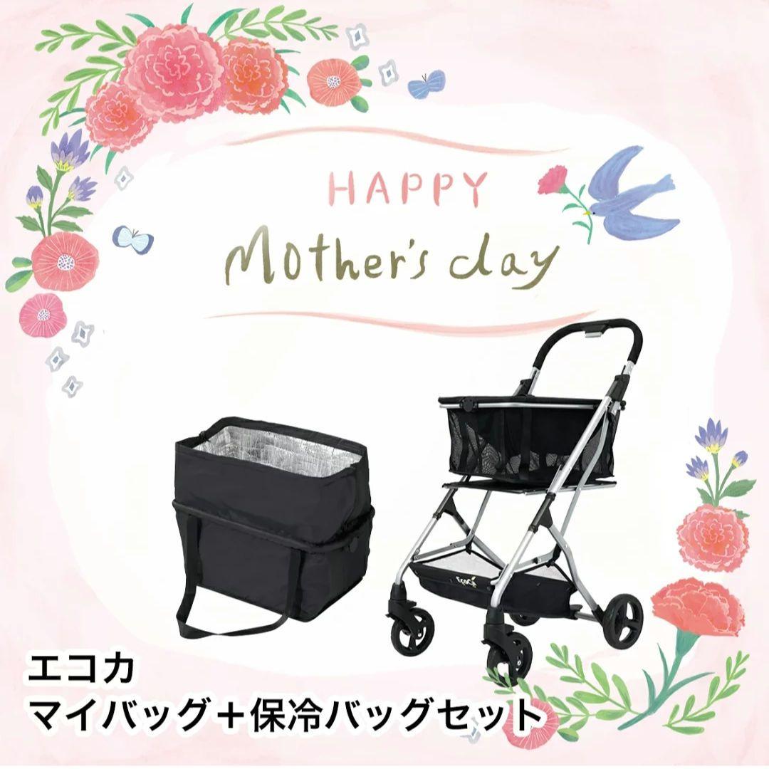 【新品未使用】EcoCa エコカ　ショッピングカート　保冷マイバッグ付