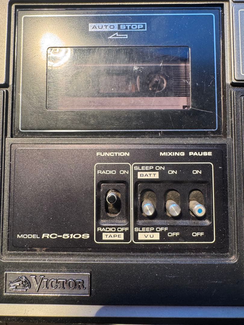 Victor RC-510S ラジオ・カセットプレーヤー