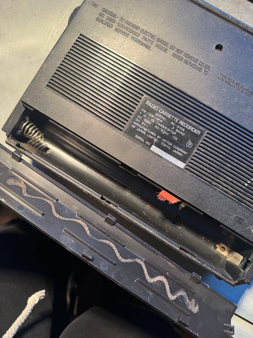 Victor RC-510S ラジオ・カセットプレーヤー