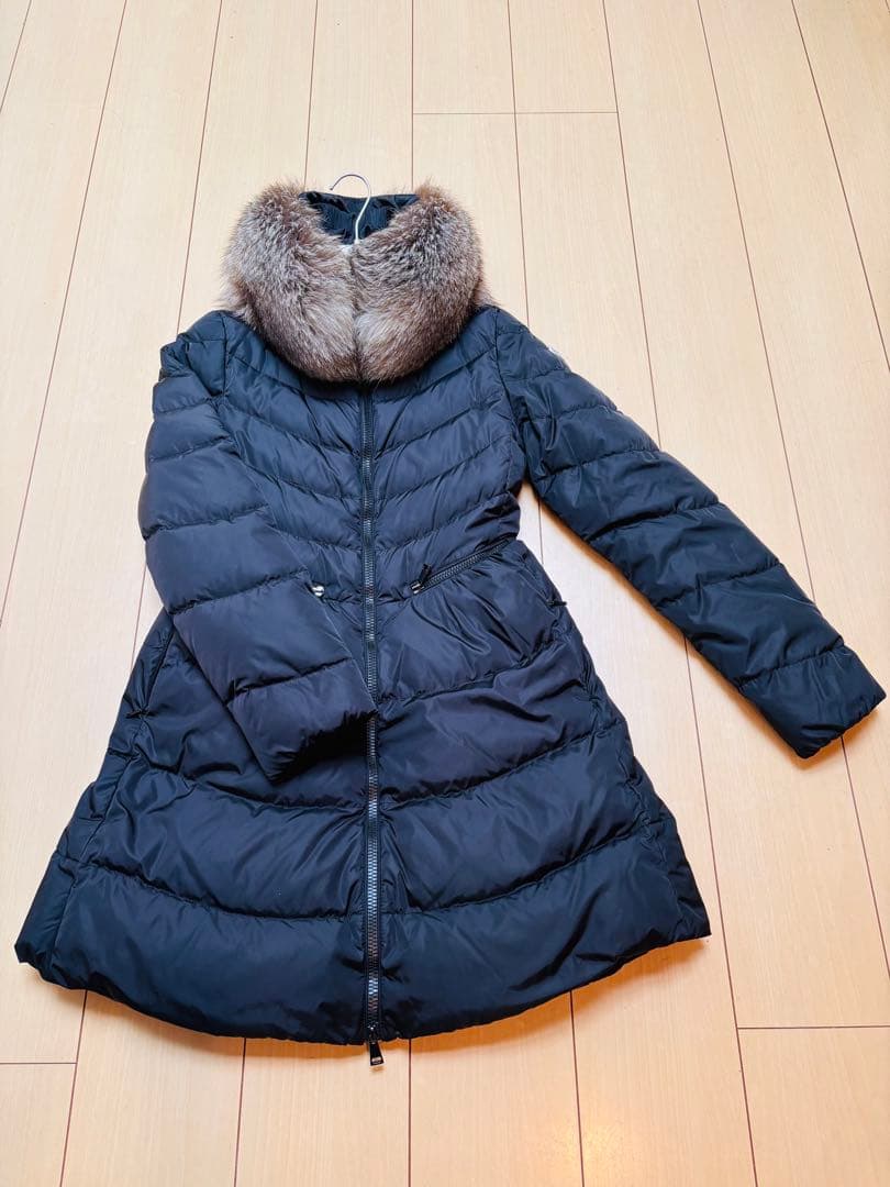 MONCLER MIRIELON ロングダウン/リアルファー