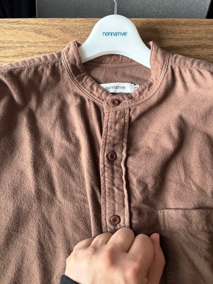 nonnative DWELLER スタンドカラーシャツ NN-S4253
