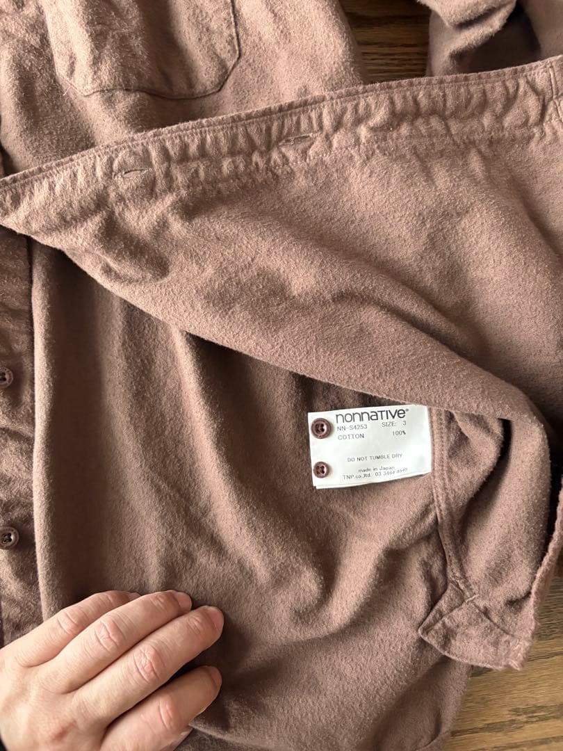 nonnative DWELLER スタンドカラーシャツ NN-S4253