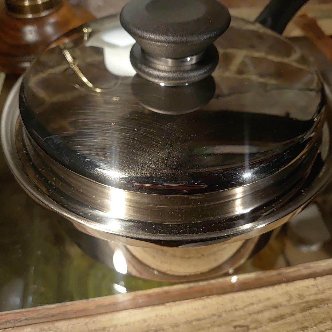 新品未使用　アムウェイ　クイーンクック　中ソースパン　インダクションレンジ対応