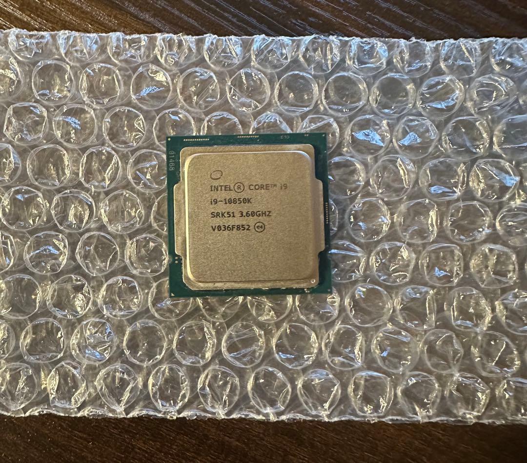 Intel Core i9-10850K CPU 箱無し